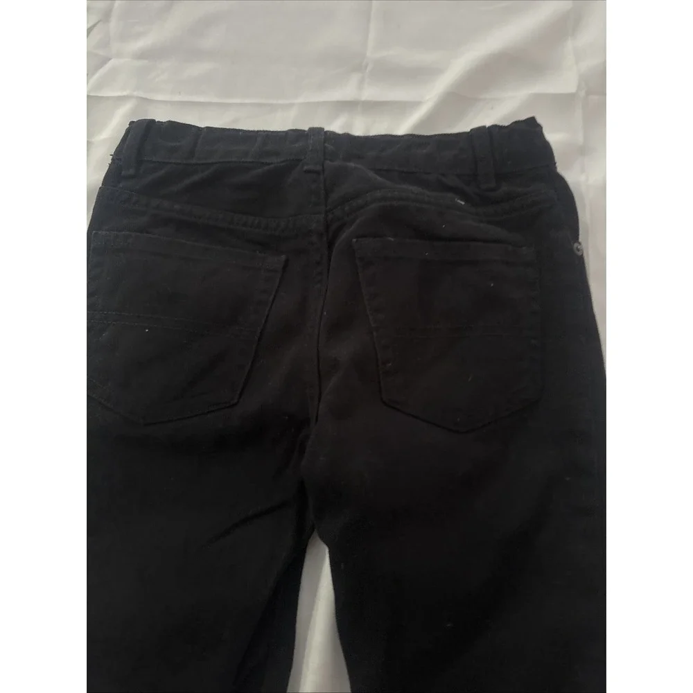 Children’s Place Black Skinny Jeans Boys Size 8 Adjustable Waist